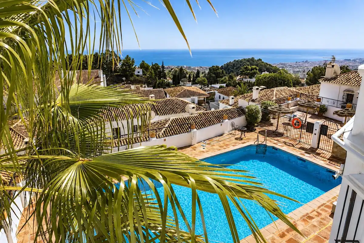 Exterior view of Duplexes for sale in Mijas  with Air Conditioner, Terrace and Furnished