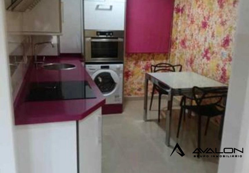 Kitchen of Flat for sale in  Huelva Capital  with Air Conditioner, Furnished and Balcony