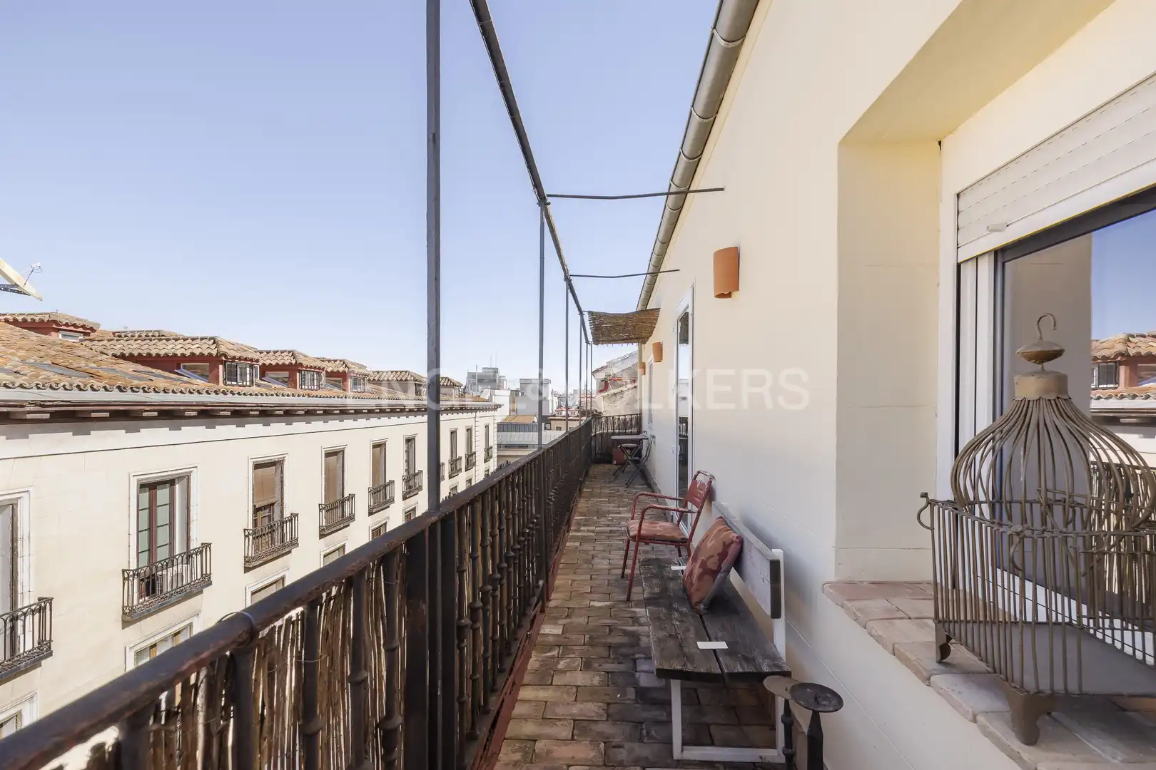 Terraza de Ático de alquiler en Madrid con Aire acondicionado, Calefacción y Terraza