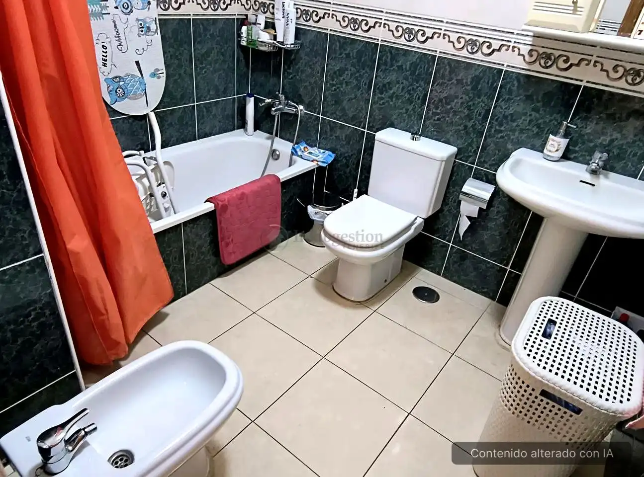 Baño de Piso de alquiler en Arona con Calefacción, Amueblado y Balcón