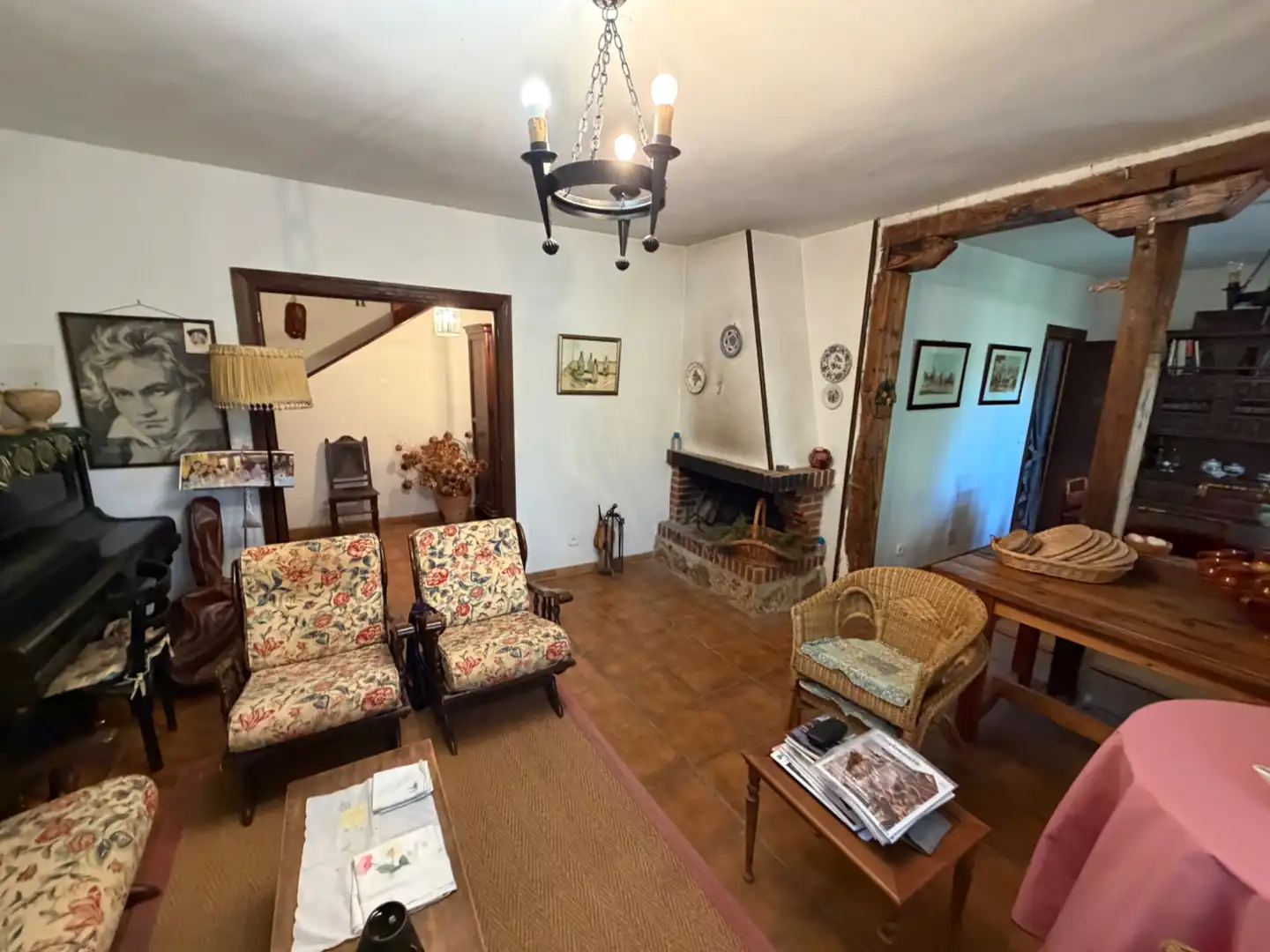Sala de estar de Casa o chalet en venta en Cubillas de Santa Marta con Jardín privado, Terraza y Piscina