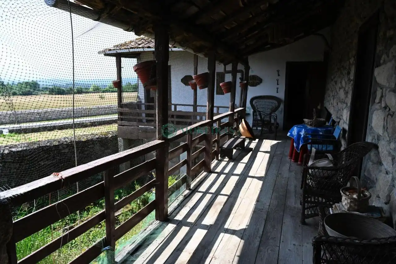 Terraza de Finca rústica en venta en Pantón con Calefacción y Jardín privado