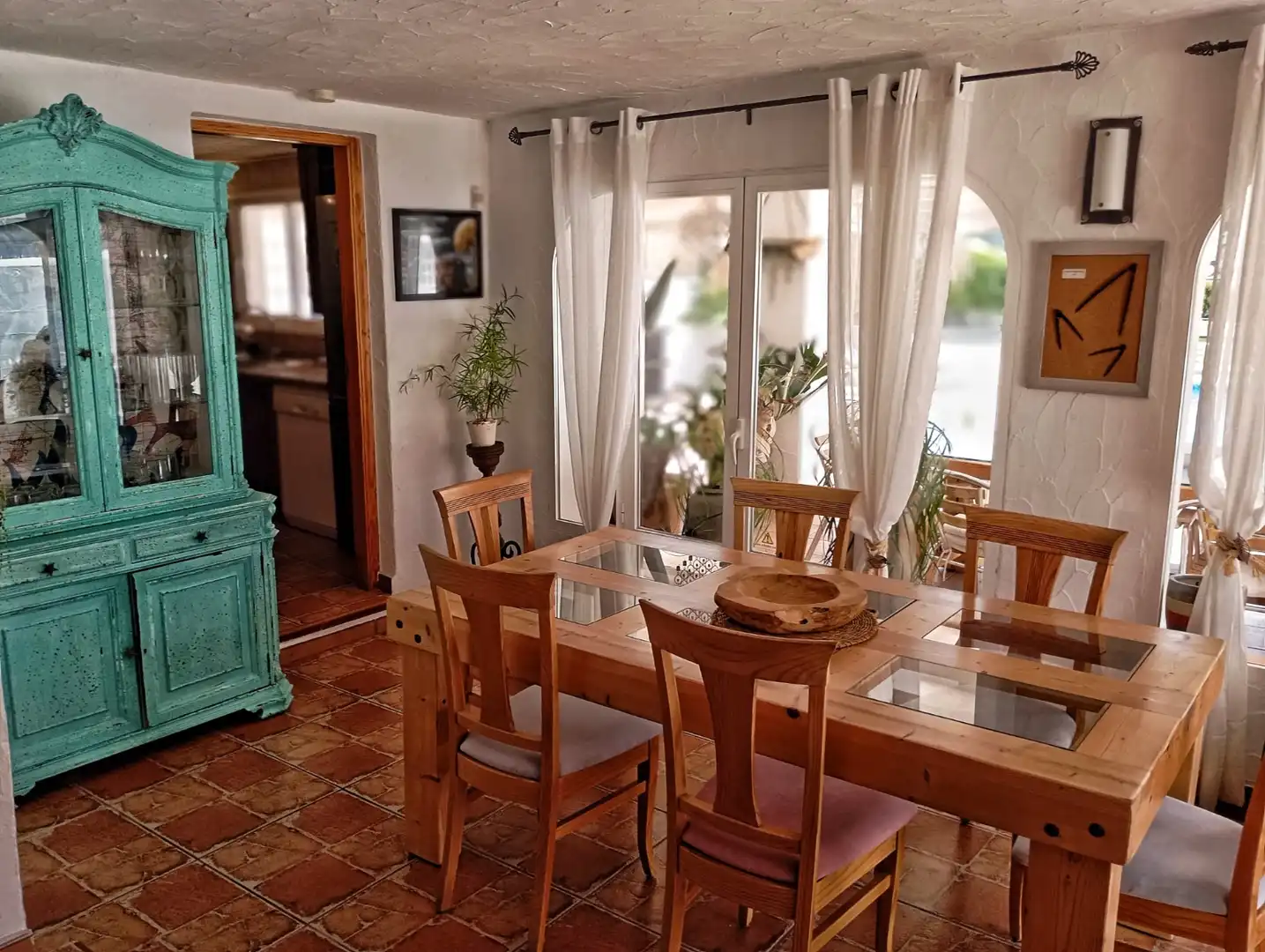 Comedor de Casa o chalet de alquiler en Moraira con Aire acondicionado, Calefacción y Jardín privado