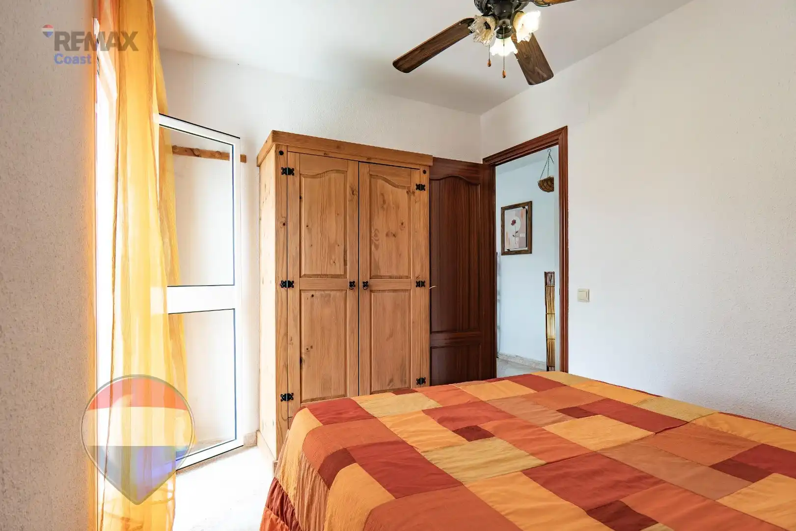 Habitación de Apartamento de alquiler en Rincón de la Victoria con Aire acondicionado, Calefacción y Amueblado