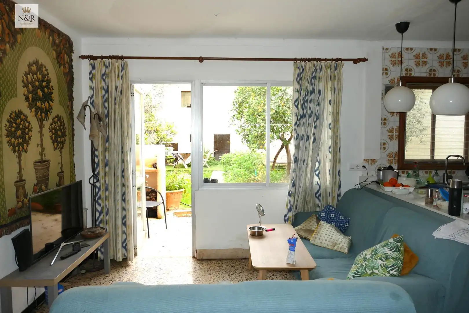 Living room of Houses for sale in Binissalem  with Air Conditioner, Private garden and Terrace
