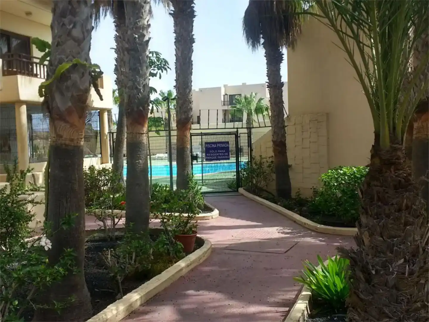 Piscina de Casa adosada en venta en La Oliva con Piscina y Amueblado