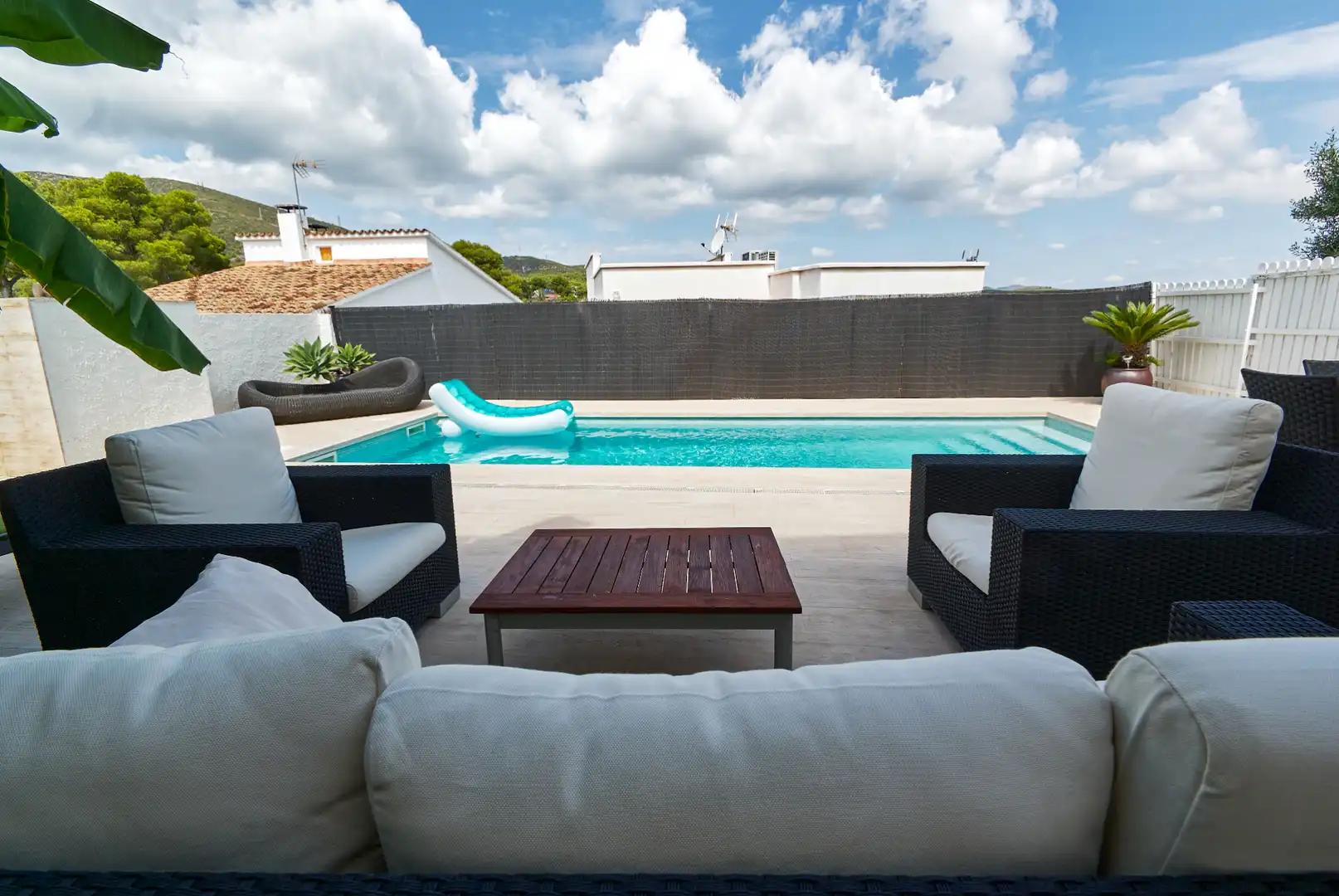 Swimming pool of Houses for sale in Castelldefels  with Air Conditioner, Heating and Private garden