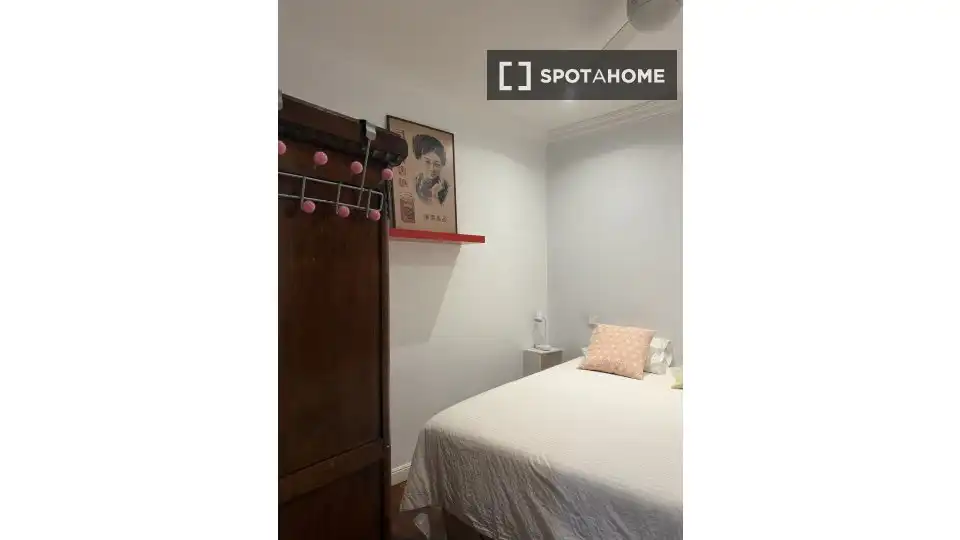Habitación de Apartamento para compartir en Coslada con Aire acondicionado, Calefacción y Terraza