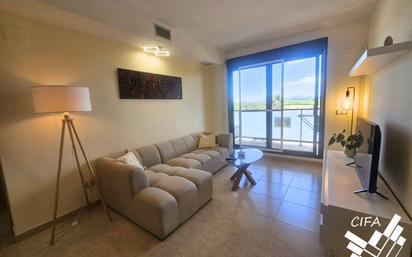 Wohnzimmer von Wohnungen zum verkauf in San Jorge / Sant Jordi mit Klimaanlage, Terrasse und Möbliert