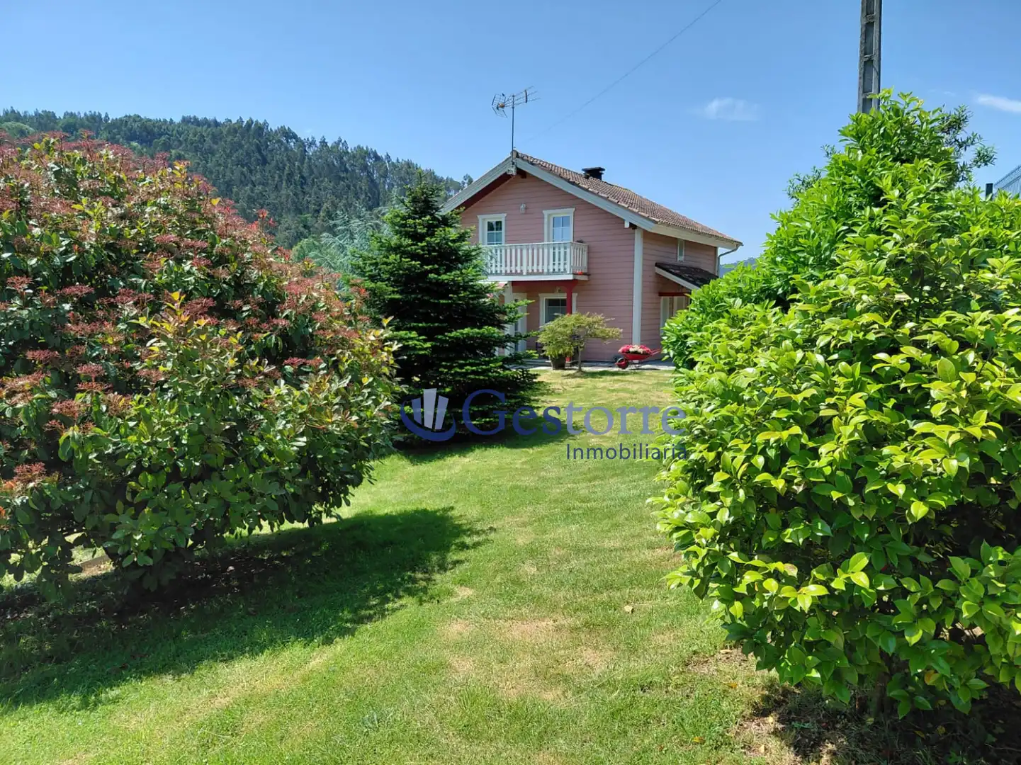 Exterior view of Houses for sale in Gijón   with Heating, Private garden and Terrace