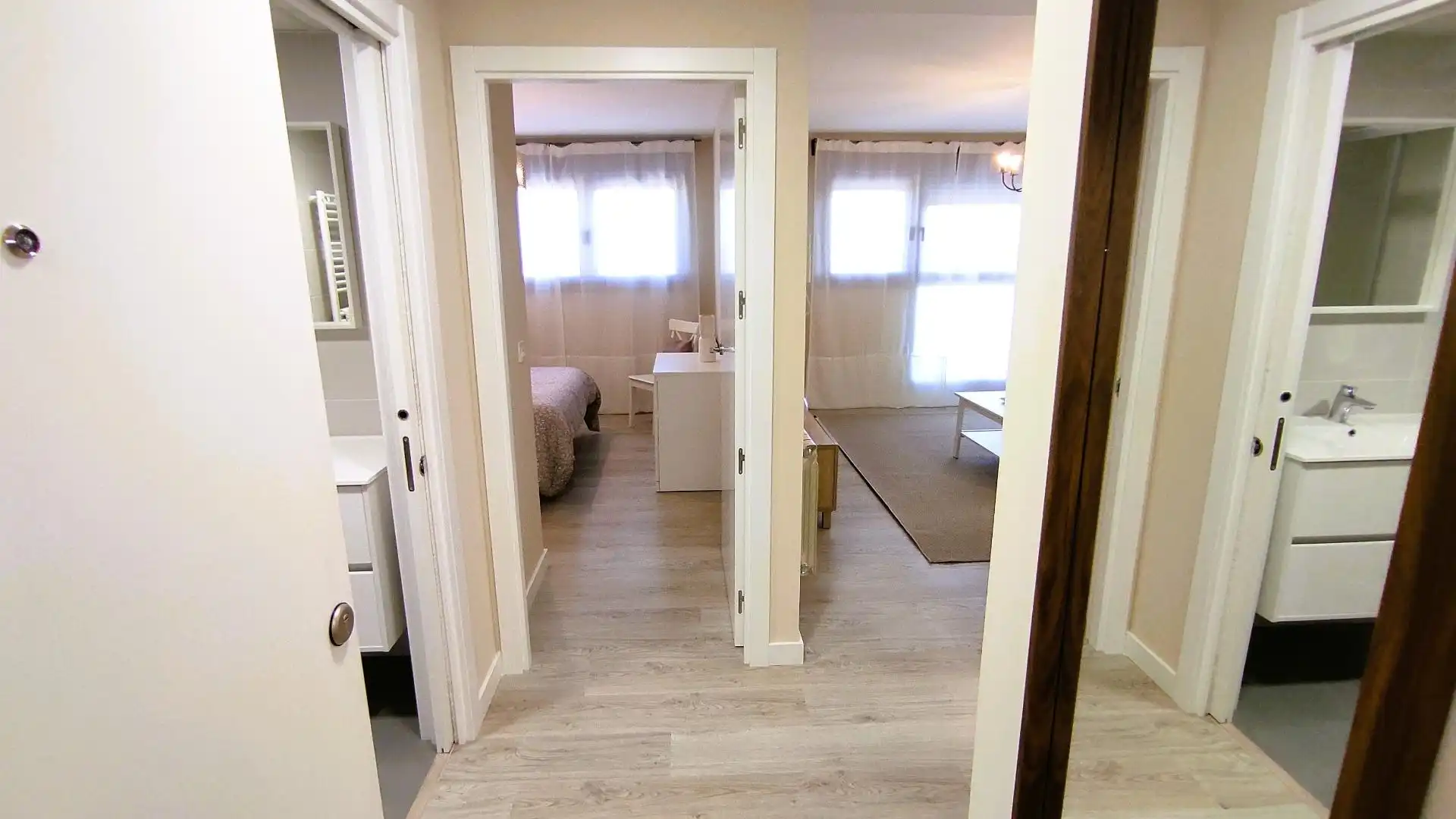 Bedroom of Apartments for rent in Badajoz  with Air Conditioner, Heating and Furnished
