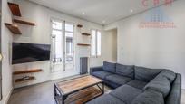 Living room of Flat to rent in  Madrid Capital  with Air Conditioner, Heating and Parquet flooring