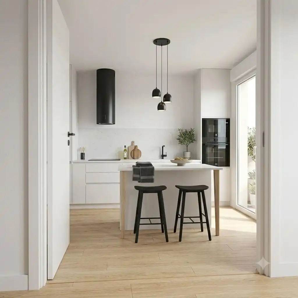 Küche von Loft zum Verkauf in Castellón de la Plana / Castelló de la Plana mit Klimaanlage und Heizung