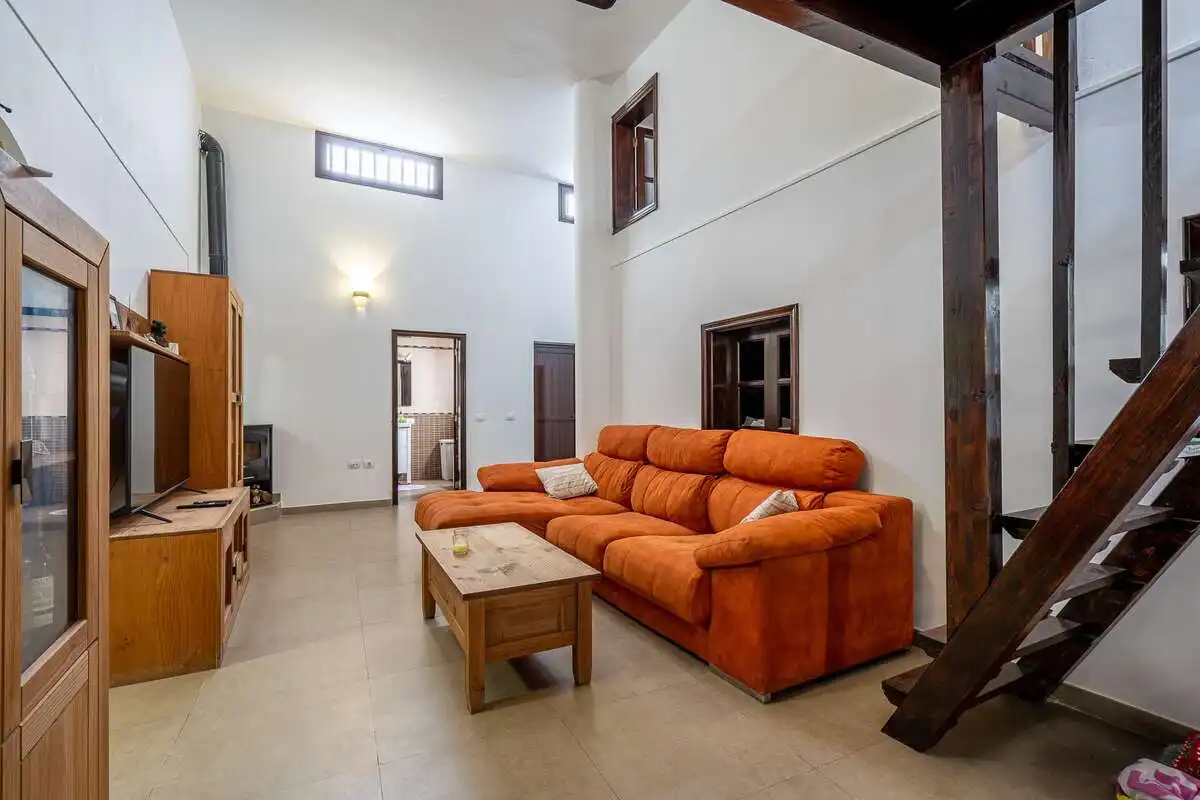 Sala de estar de Casa o chalet en venta en San Bartolomé con Trastero y Amueblado
