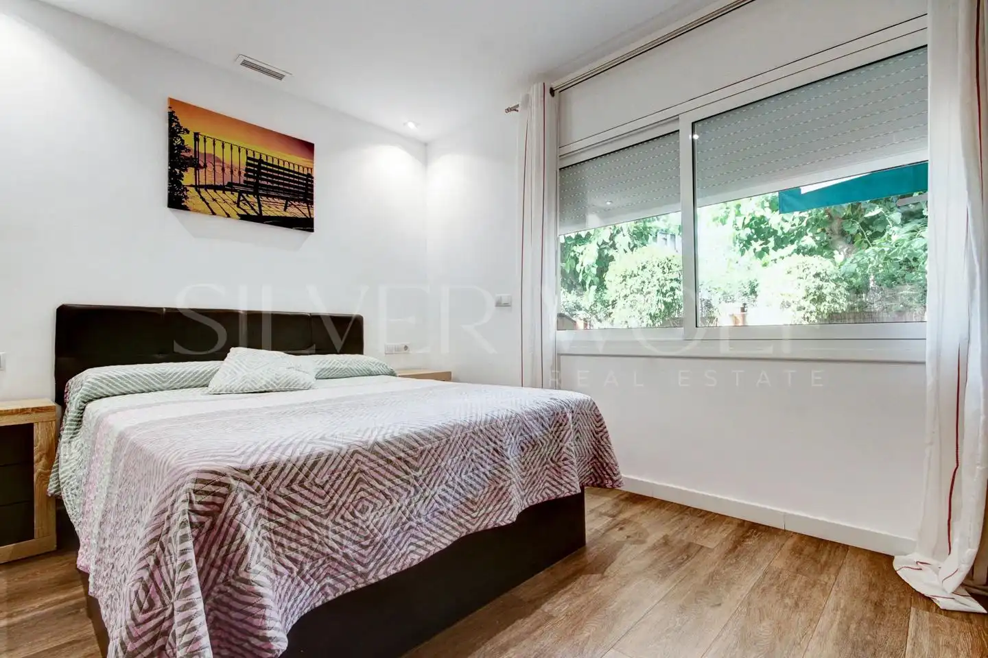 Bedroom of Ground floor for sale in Vilanova i la Geltrú  with Air Conditioner, Private garden and Terrace