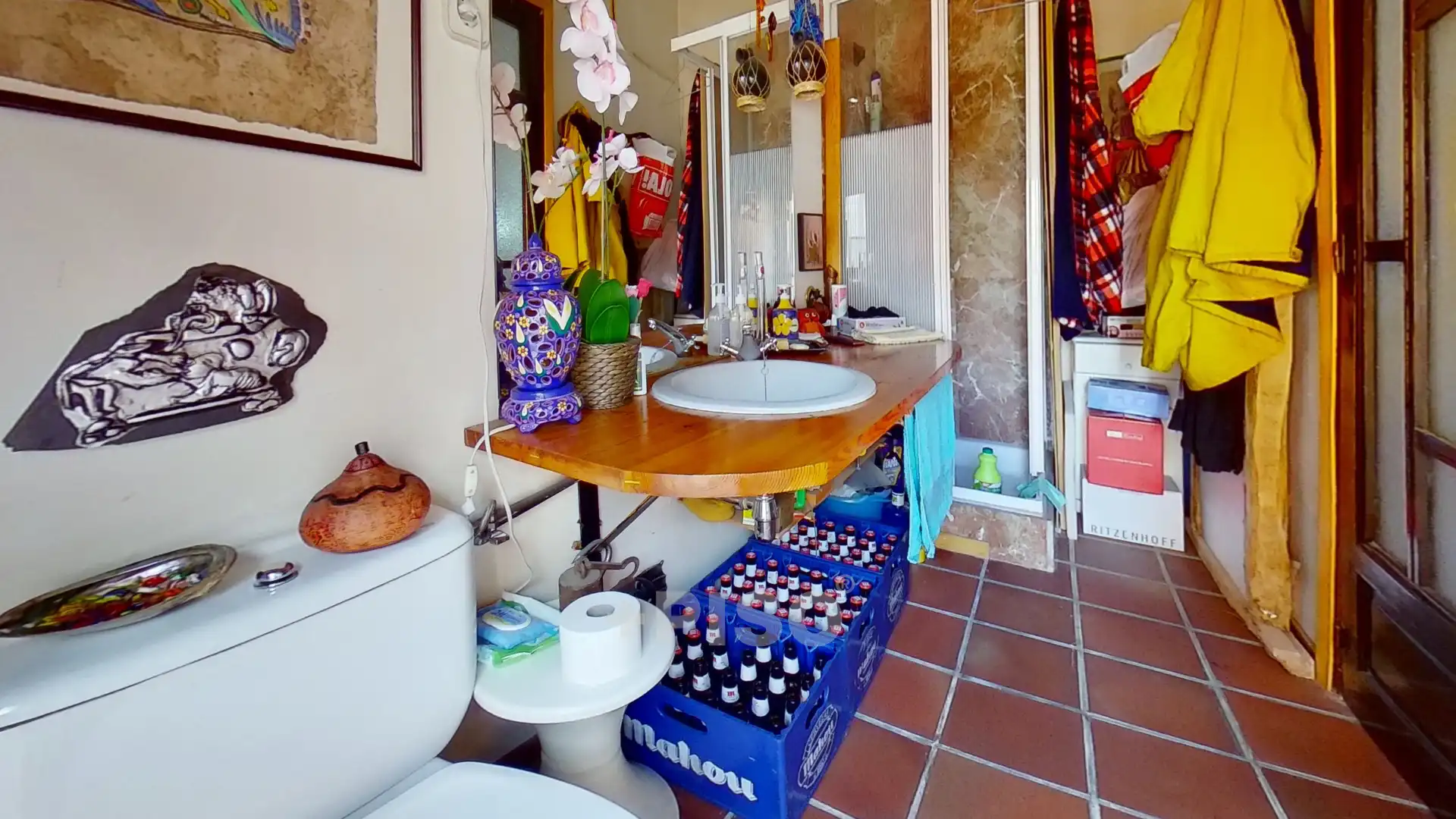Bathroom of Houses for sale in Madrid  with Air Conditioner, Heating and Furnished