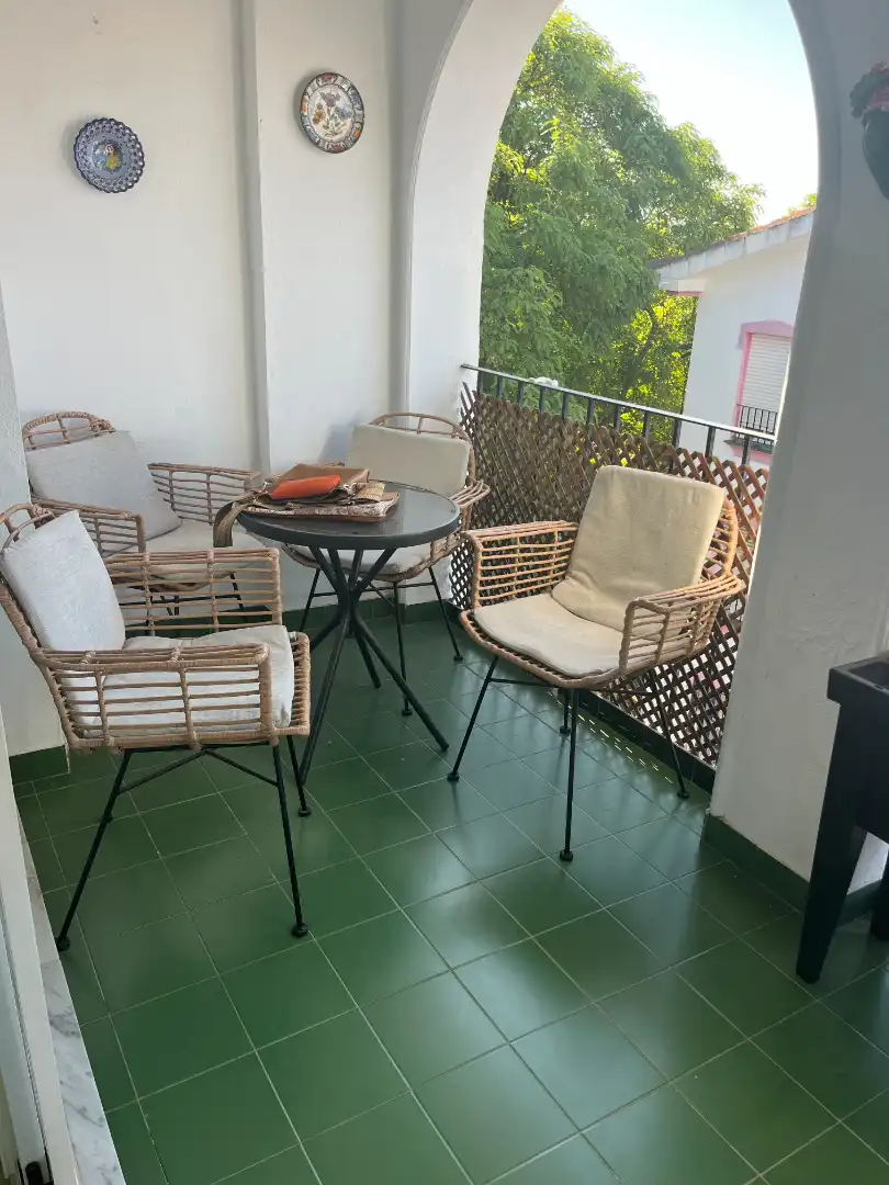 Terrasse von Wohnung zur Miete in Málaga mit Möbliert, Ofen und Waschmaschine