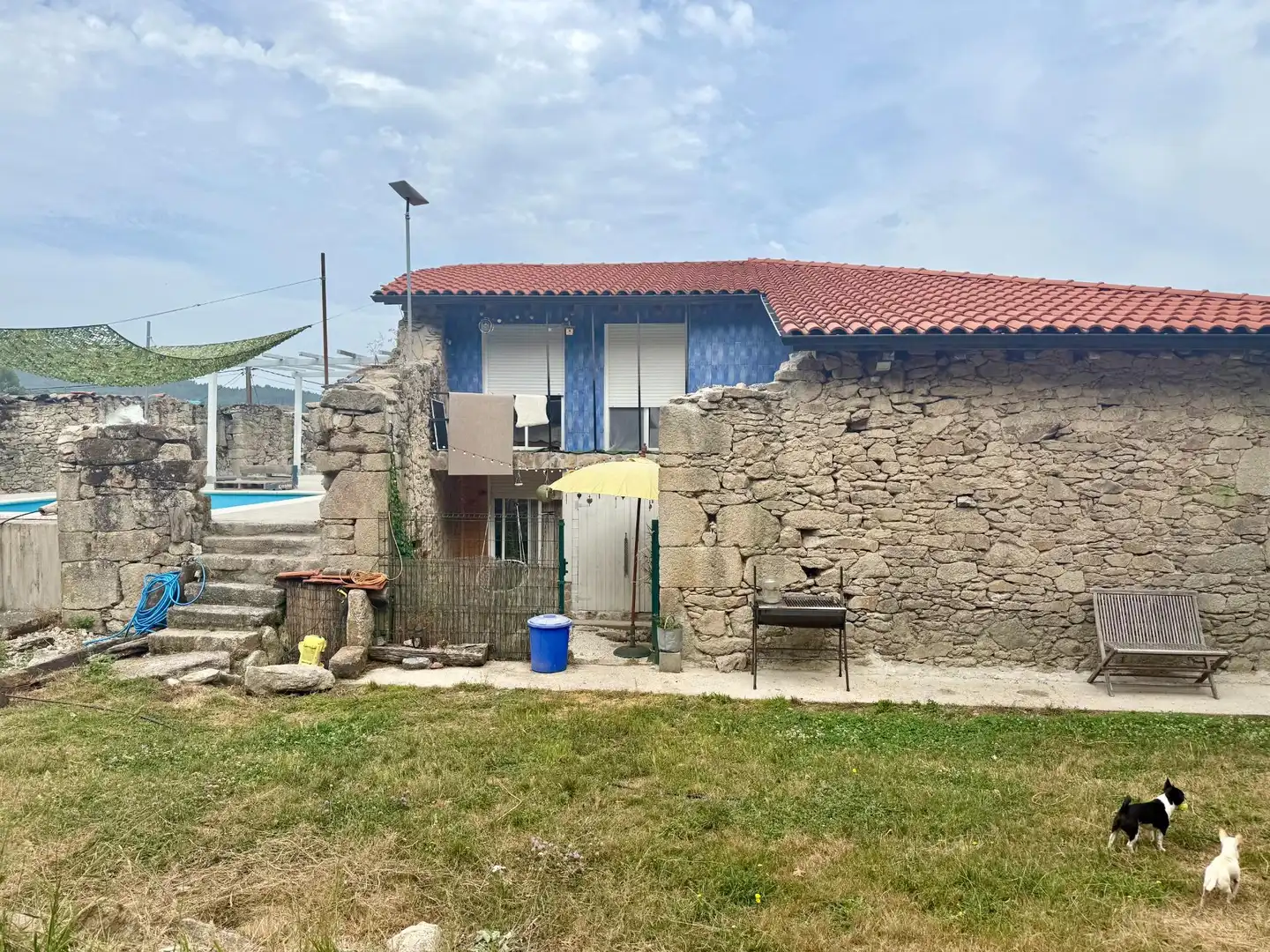 Vista exterior de Casa o chalet en venta en Sober con Jardín privado, Piscina y Amueblado
