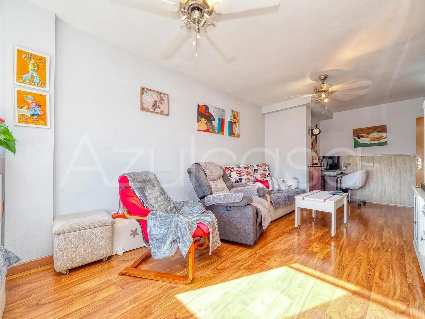 Living room of Flat for sale in Alicante / Alacant  with Air Conditioner, Terrace and Storage room