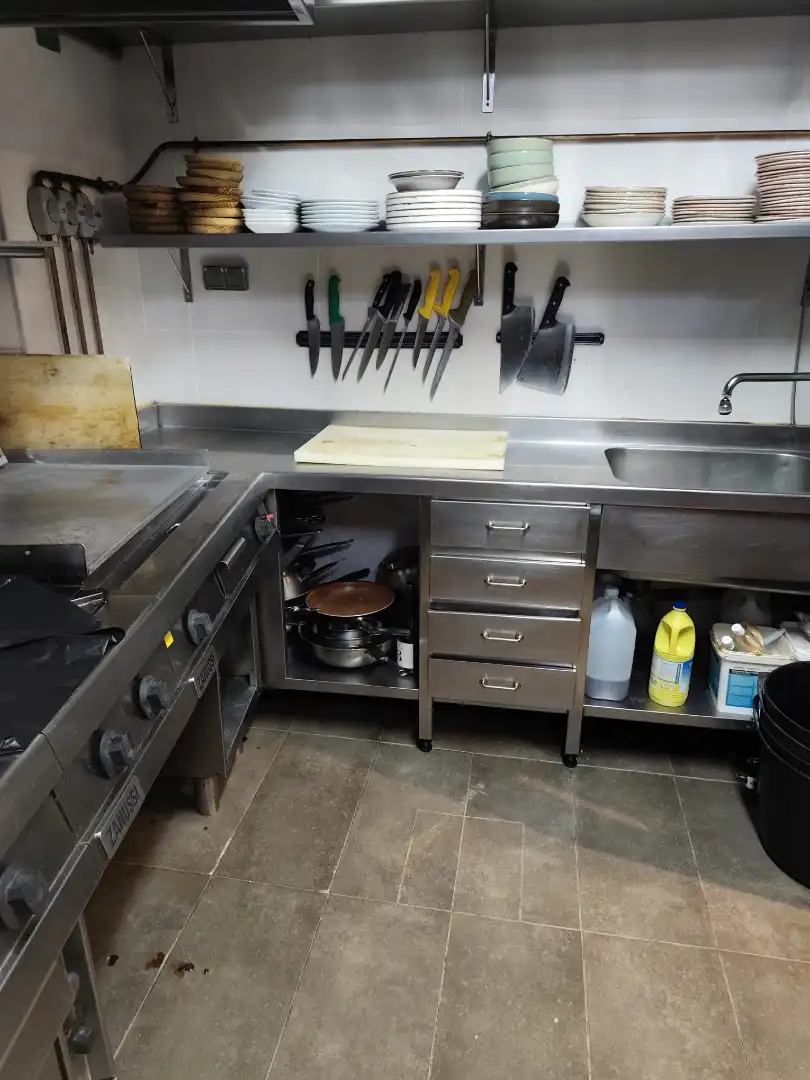 Kitchen of Commercial properties for transfer in Carballo  with Terrace and Furnished