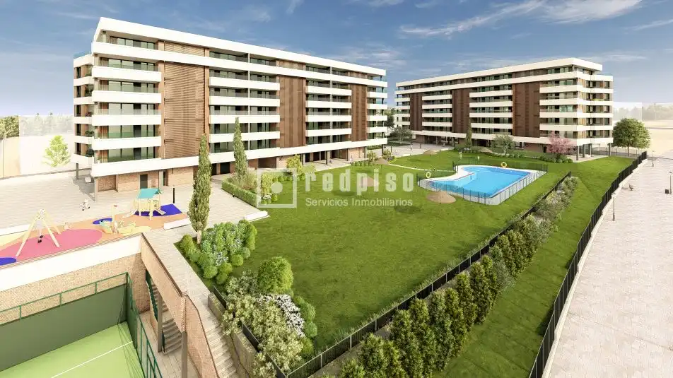 Bedroom of Flat for sale in Tres Cantos  with Heating, Terrace and Storage room