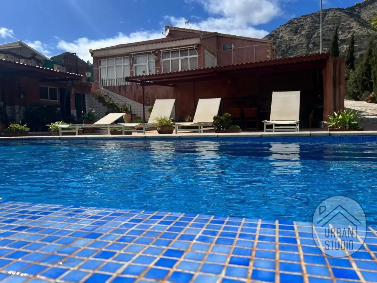 Swimming pool of Houses for sale in Tibi  with Air Conditioner, Heating and Private garden