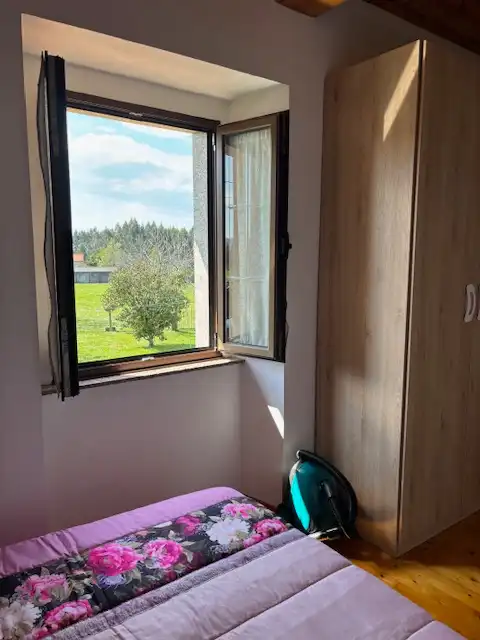 Dormitori de Casa o xalet de lloguer en Valdoviño amb Moblat, Forn i Rentadora