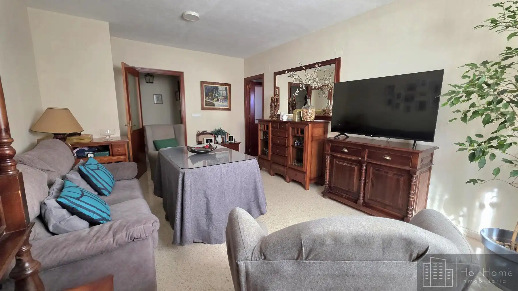 Sala de estar de Piso en venta en Jerez de la Frontera con Trastero y Piscina comunitaria