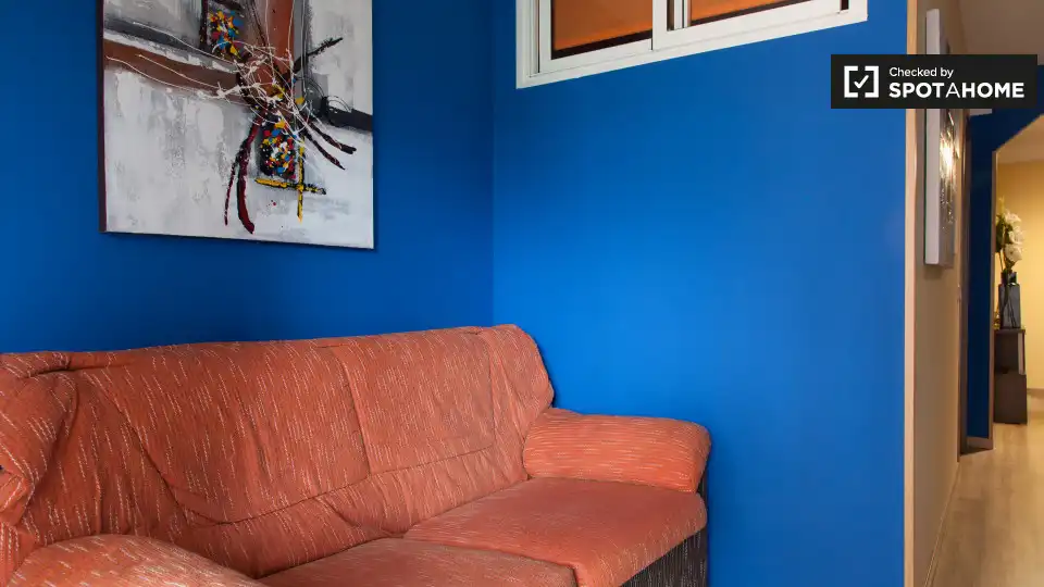 Bedroom of Flat for share in Alcalá de Henares  with Air Conditioner, Terrace and Furnished