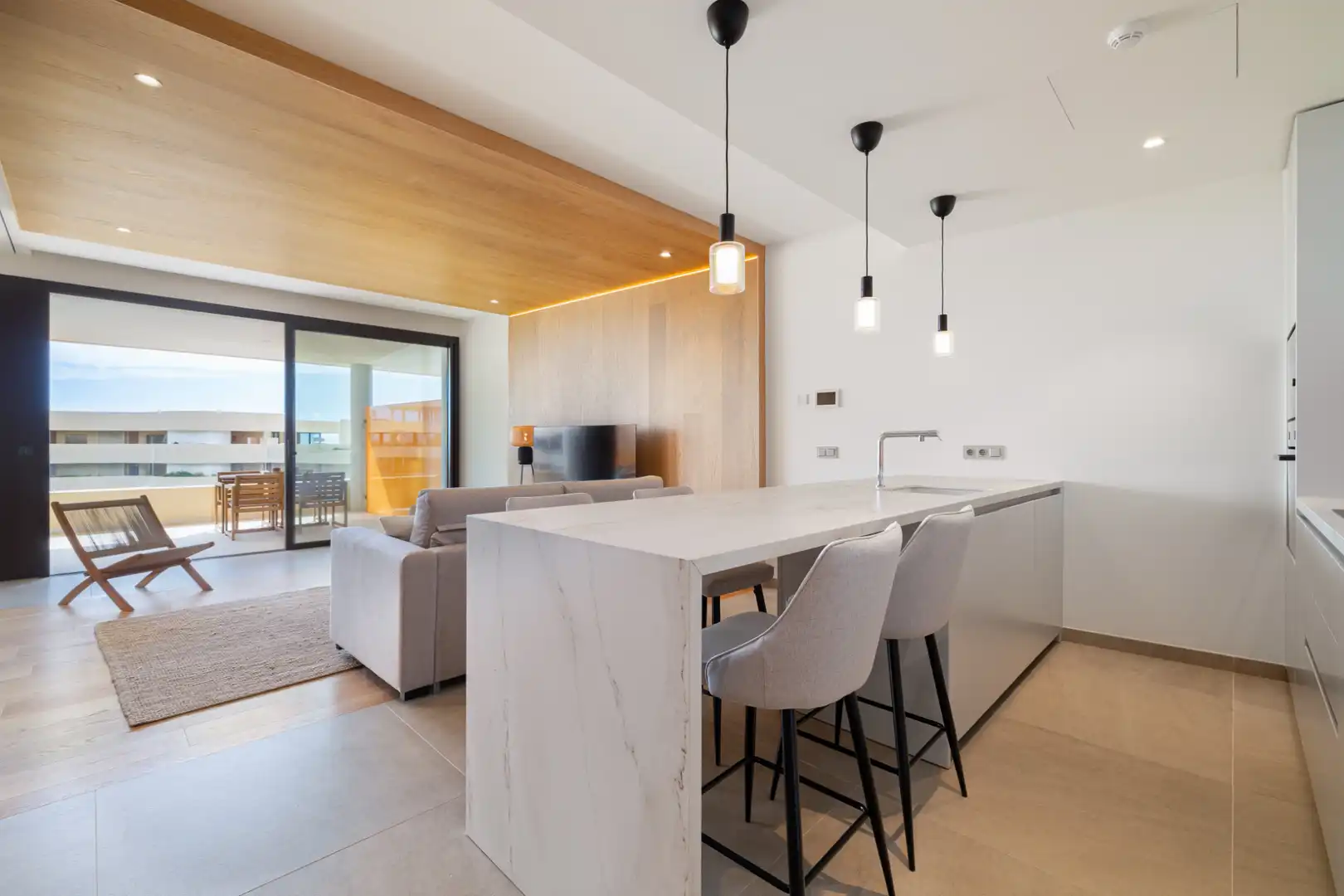 Kitchen of Apartments for rent in Fuengirola  with Air Conditioner, Heating and Terrace