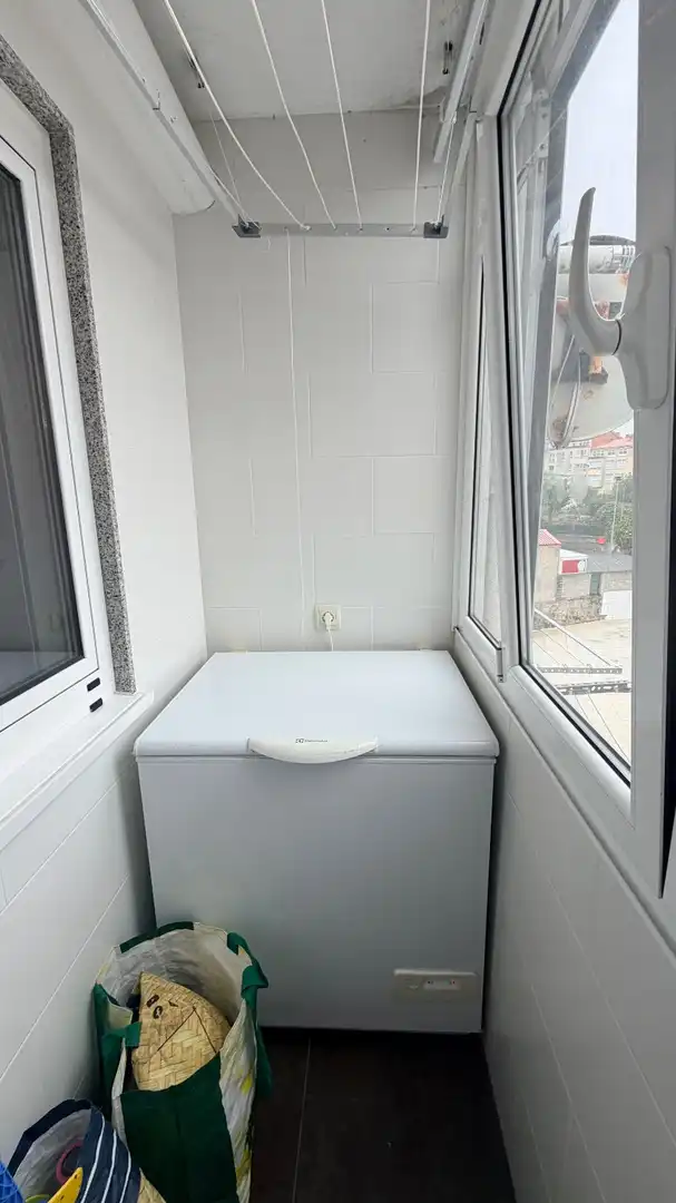 Balcony of Flat for sale in Mugardos  with Heating, Terrace and Furnished