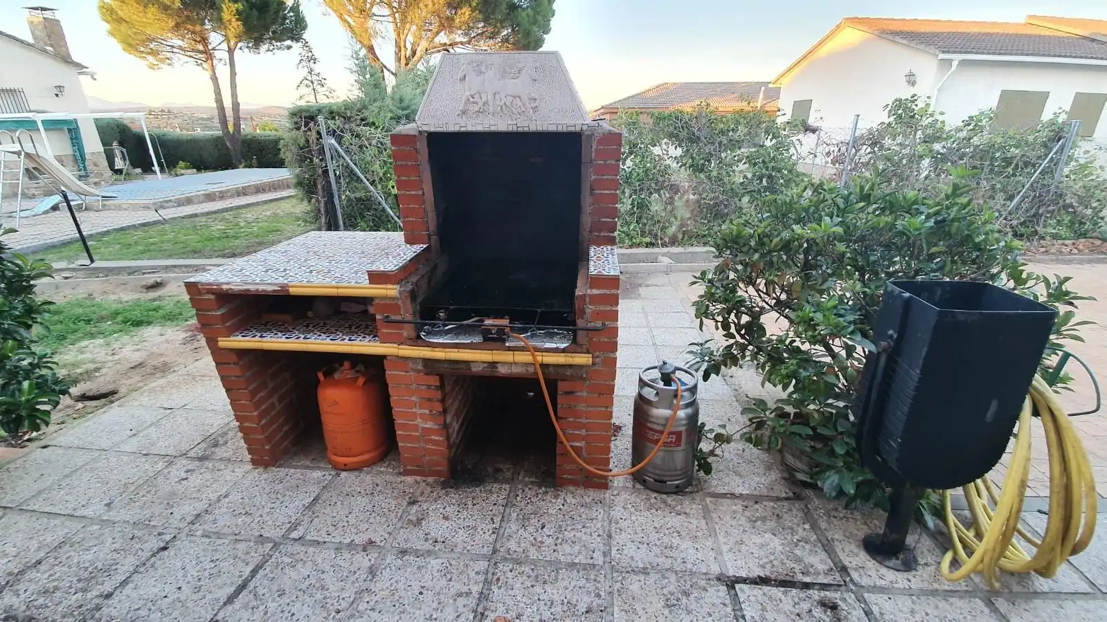 Jardín de Casa o chalet en venta en Aldea del Fresno con Aire acondicionado y Piscina