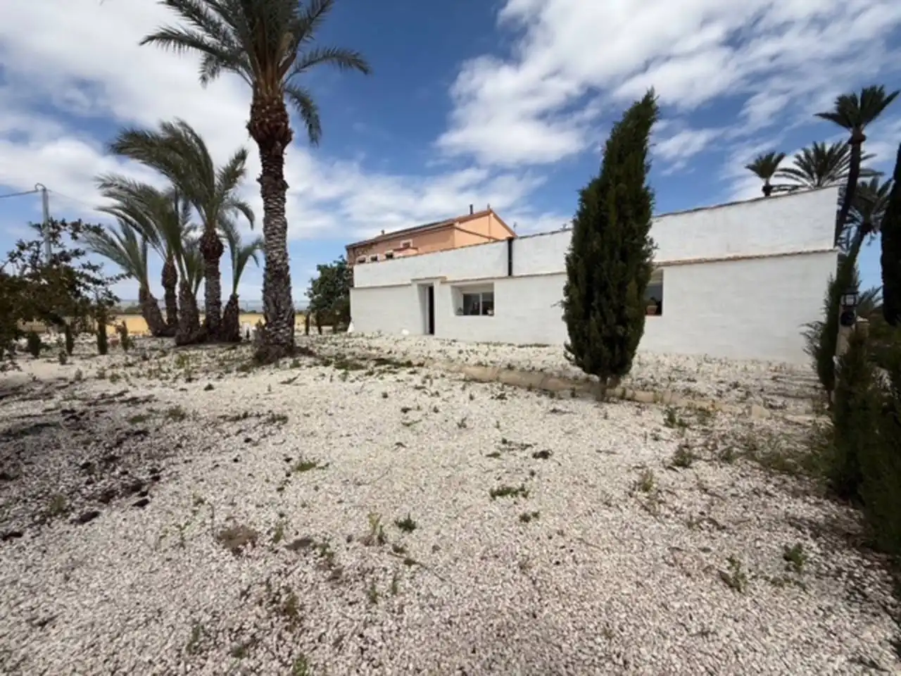 Vista exterior de Casa adosada de alquiler en Elche / Elx con Jardín privado y Amueblado