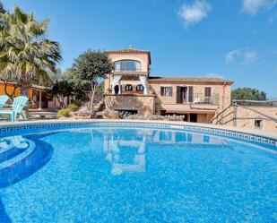 Swimming pool of House or chalet to rent in Manacor  with Air Conditioner, Terrace and Swimming Pool