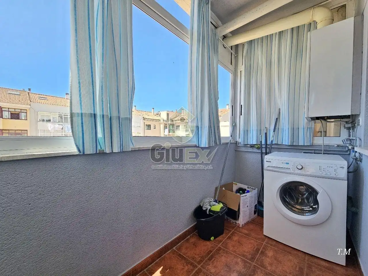 Terraza de Dúplex de alquiler en Cáceres con Aire acondicionado, Calefacción y Terraza