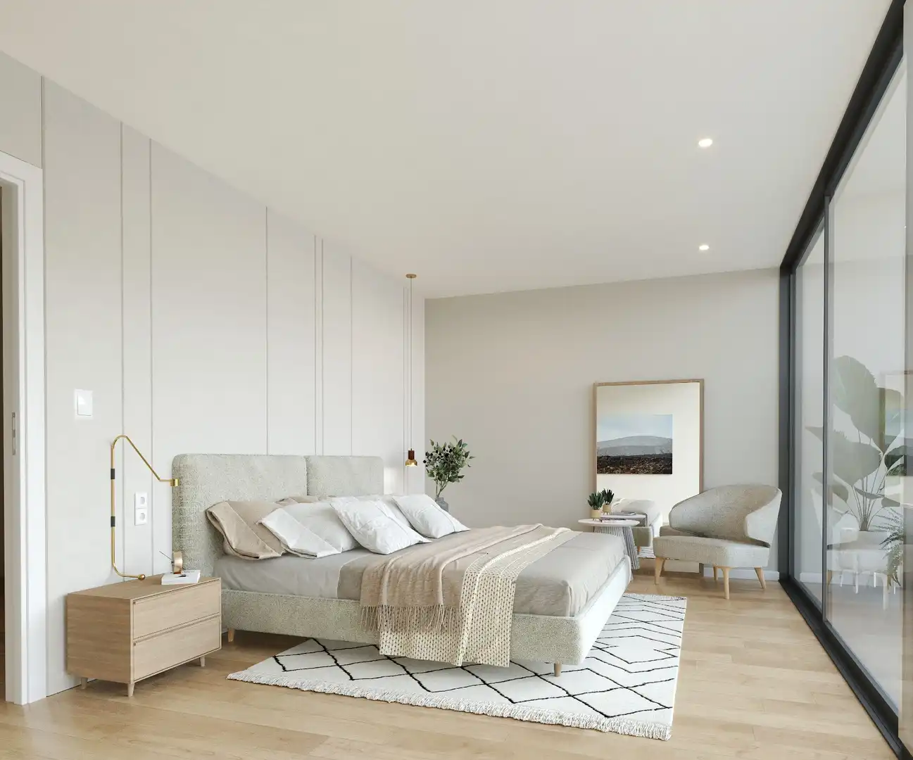 Habitación de Casa adosada en venta en La Roca del Vallès con Calefacción, Parquet y Terraza