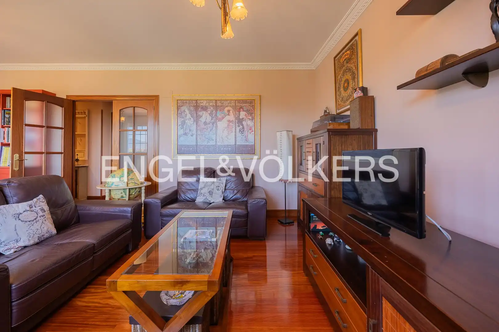 Wohnzimmer von Wohnung zum Verkauf in Berango mit Heizung und Terrasse