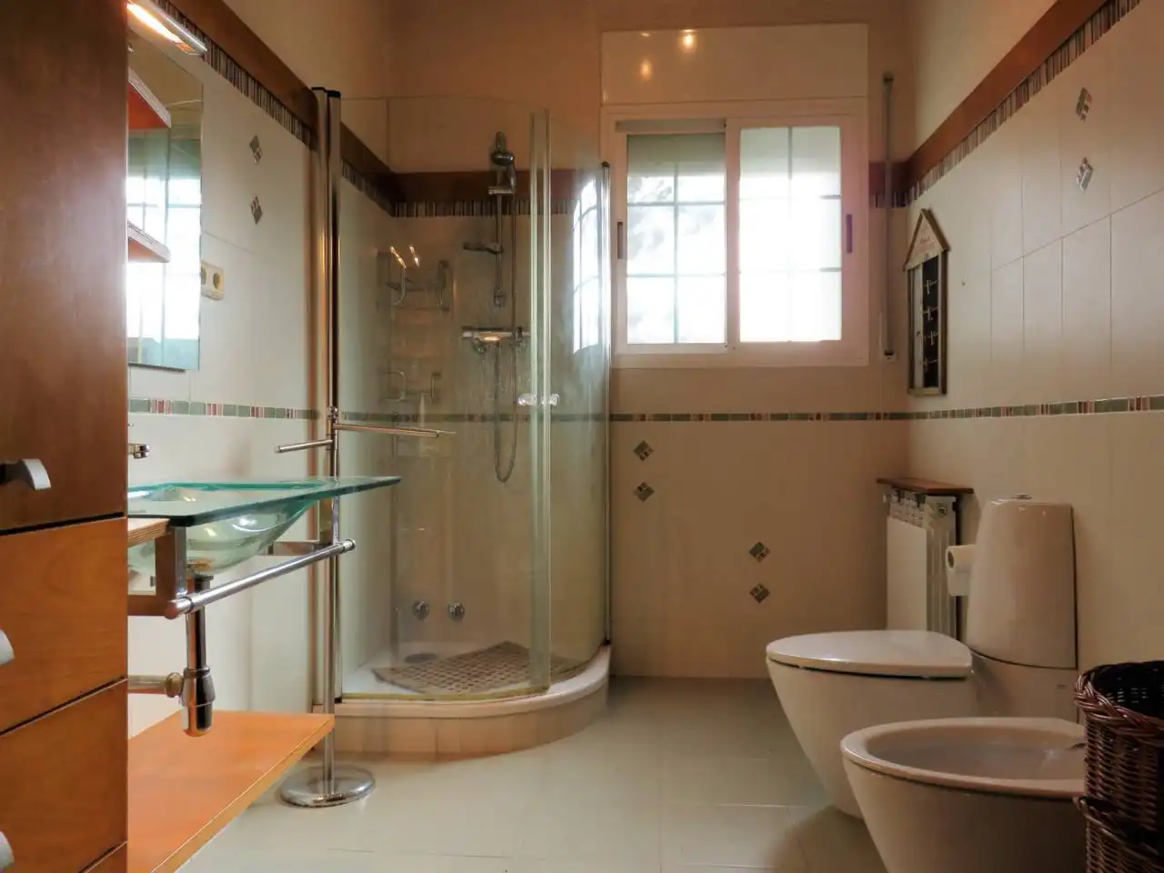 Baño de Finca rústica en venta en Vallromanes con Calefacción, Jardín privado y Amueblado
