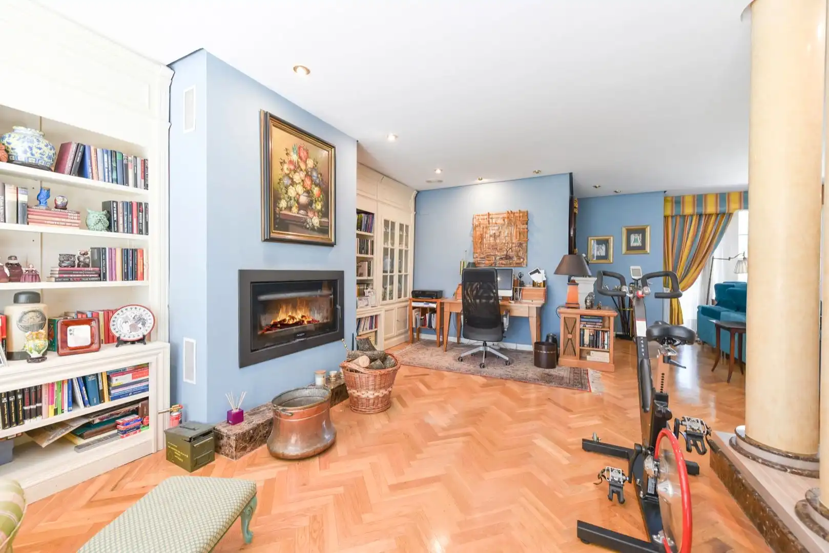 Sala de estar de Casa o chalet en venta en Tordesillas con Calefacción, Jardín privado y Parquet