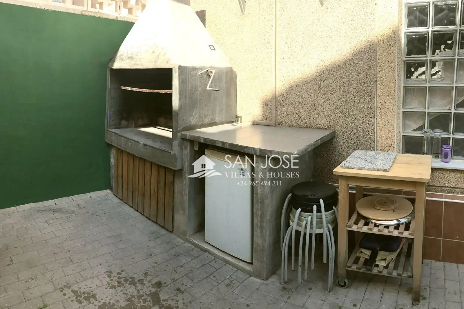 Terrassa de Casa adosada en venda en Monforte del Cid amb Aire condicionat, Calefacció i Jardí privat