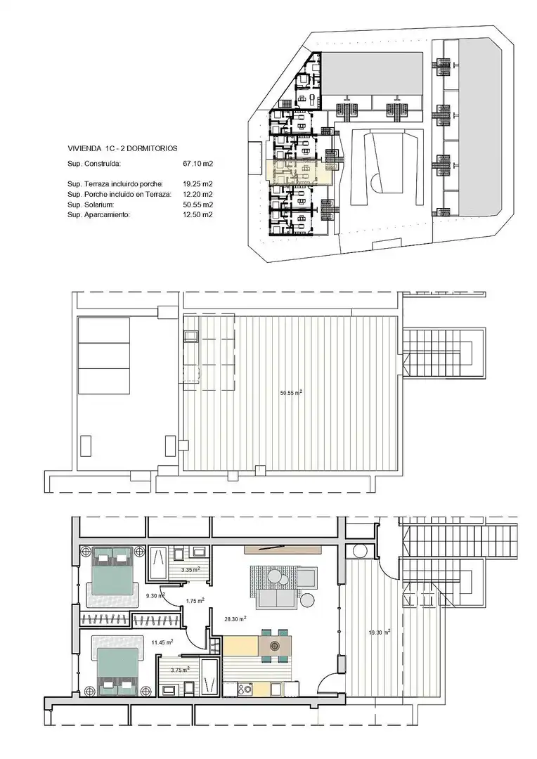 Apartament amb terrassa en venda a Roldán, imagen 20