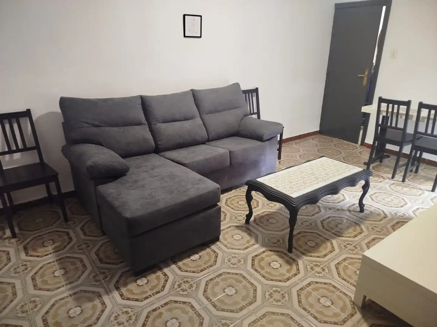 Sala de estar de Piso de alquiler en Plasencia con Aire acondicionado y Amueblado
