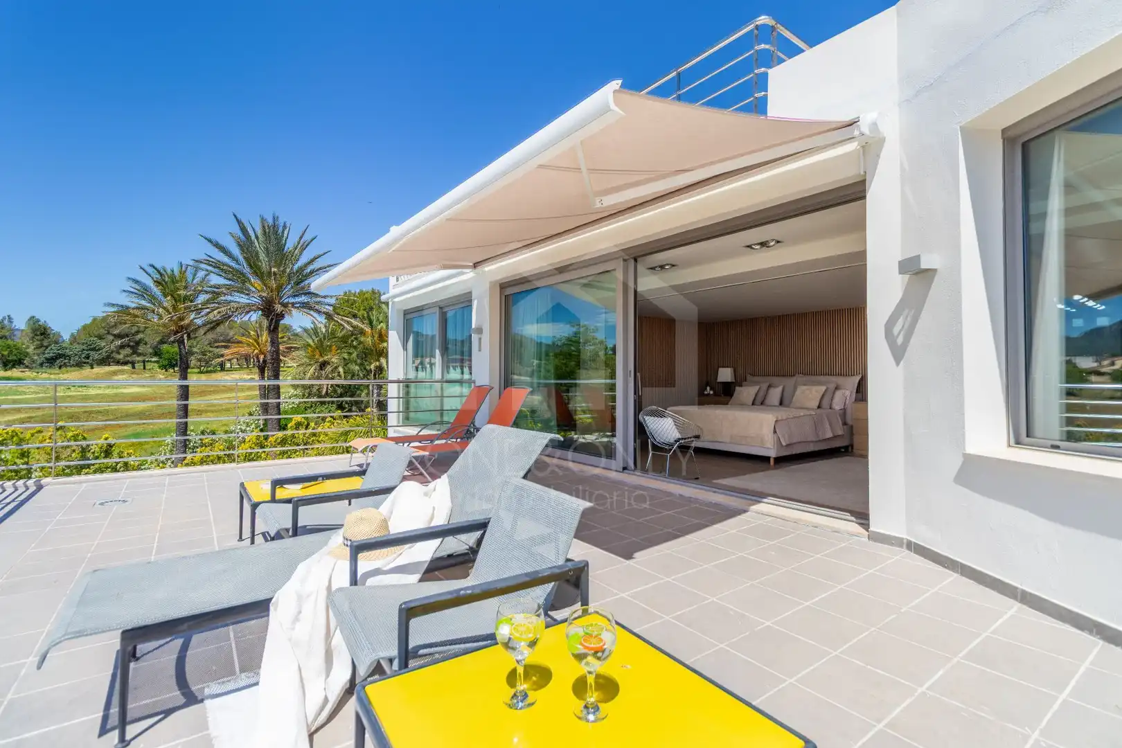 Terraza de Casa o chalet en venta en Mont-roig del Camp con Aire acondicionado, Calefacción y Jardín privado