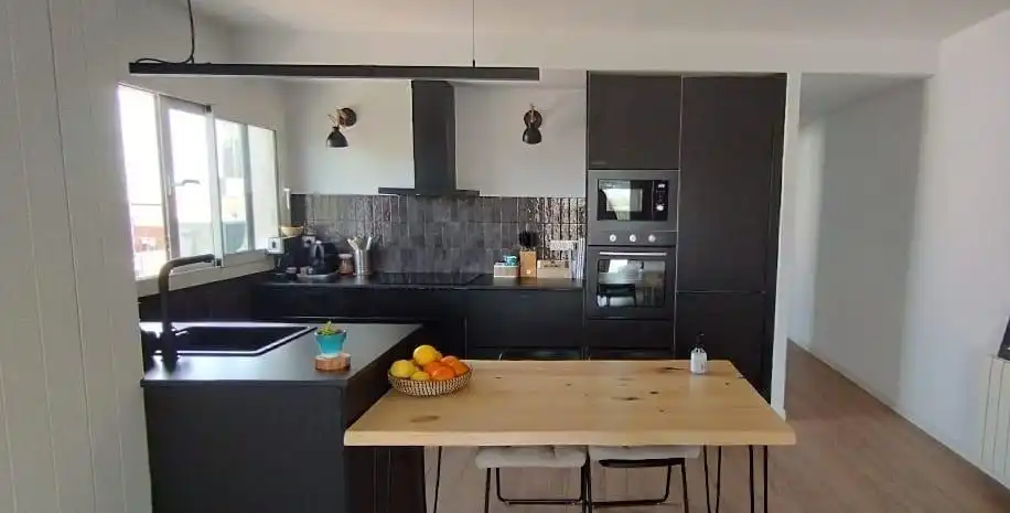 Cocina de Ático en venta en Esplugues de Llobregat con Aire acondicionado, Calefacción y Terraza