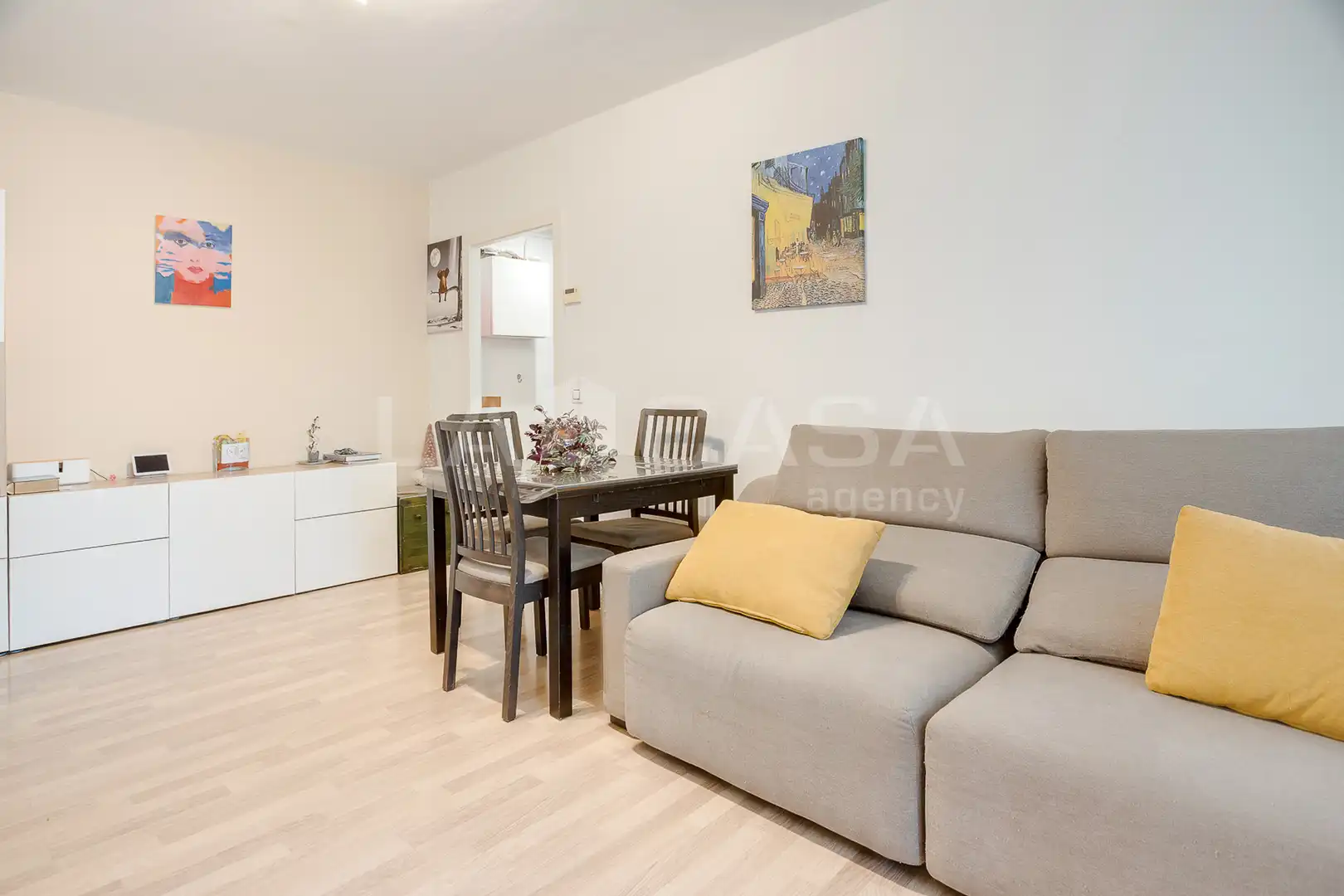 Living room of Flat for sale in Sant Adrià de Besòs  with Heating and Balcony