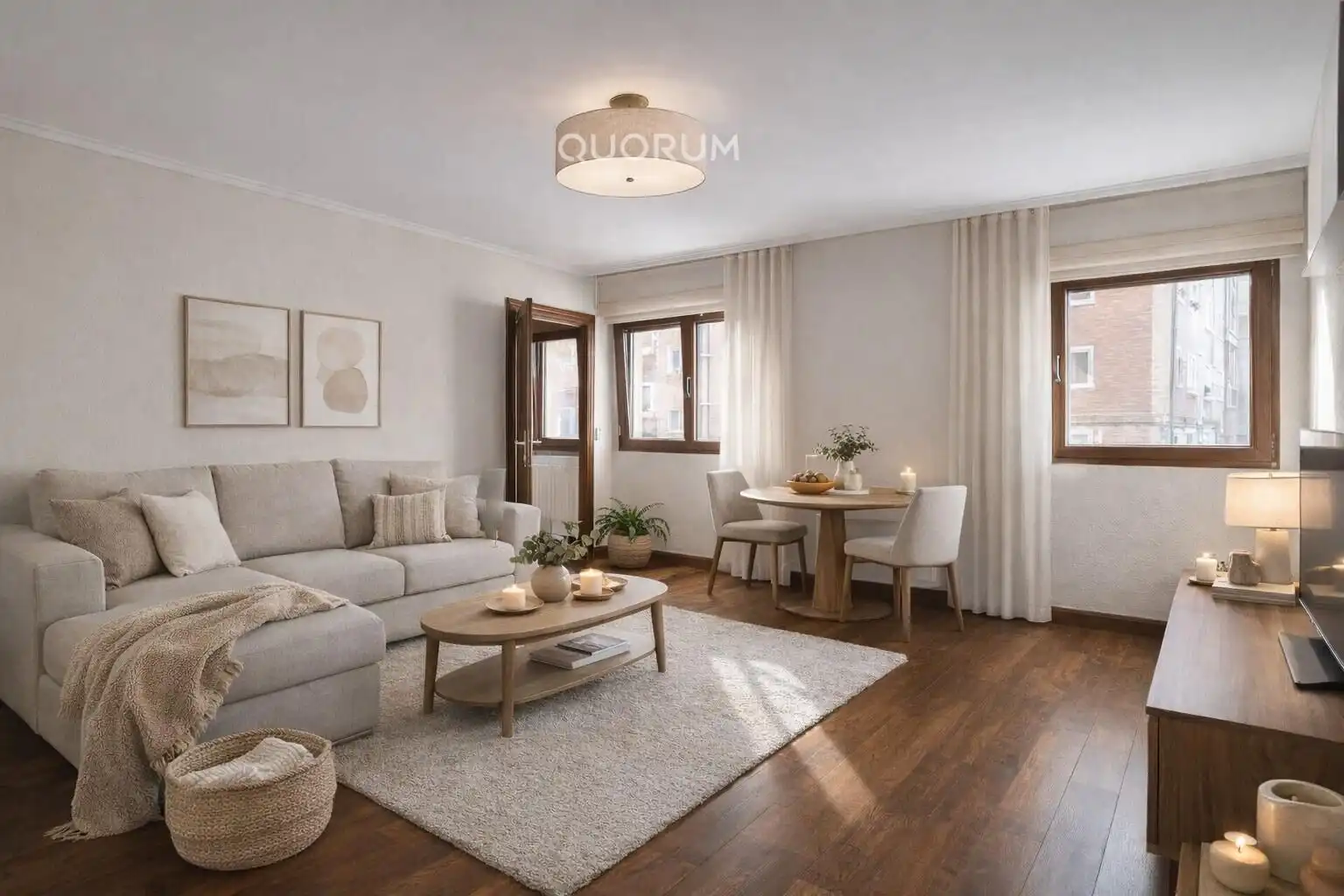 Wohnzimmer von Wohnung zum Verkauf in Bilbao  mit Heizung