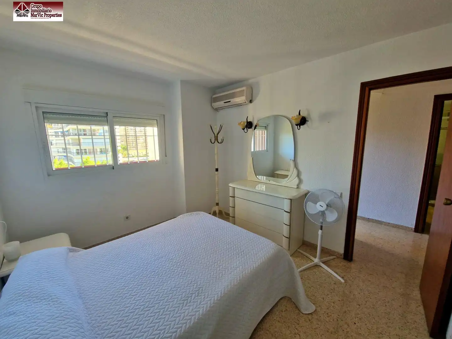 Schlafzimmer von Wohnung zum Verkauf in Benidorm mit Klimaanlage und Terrasse