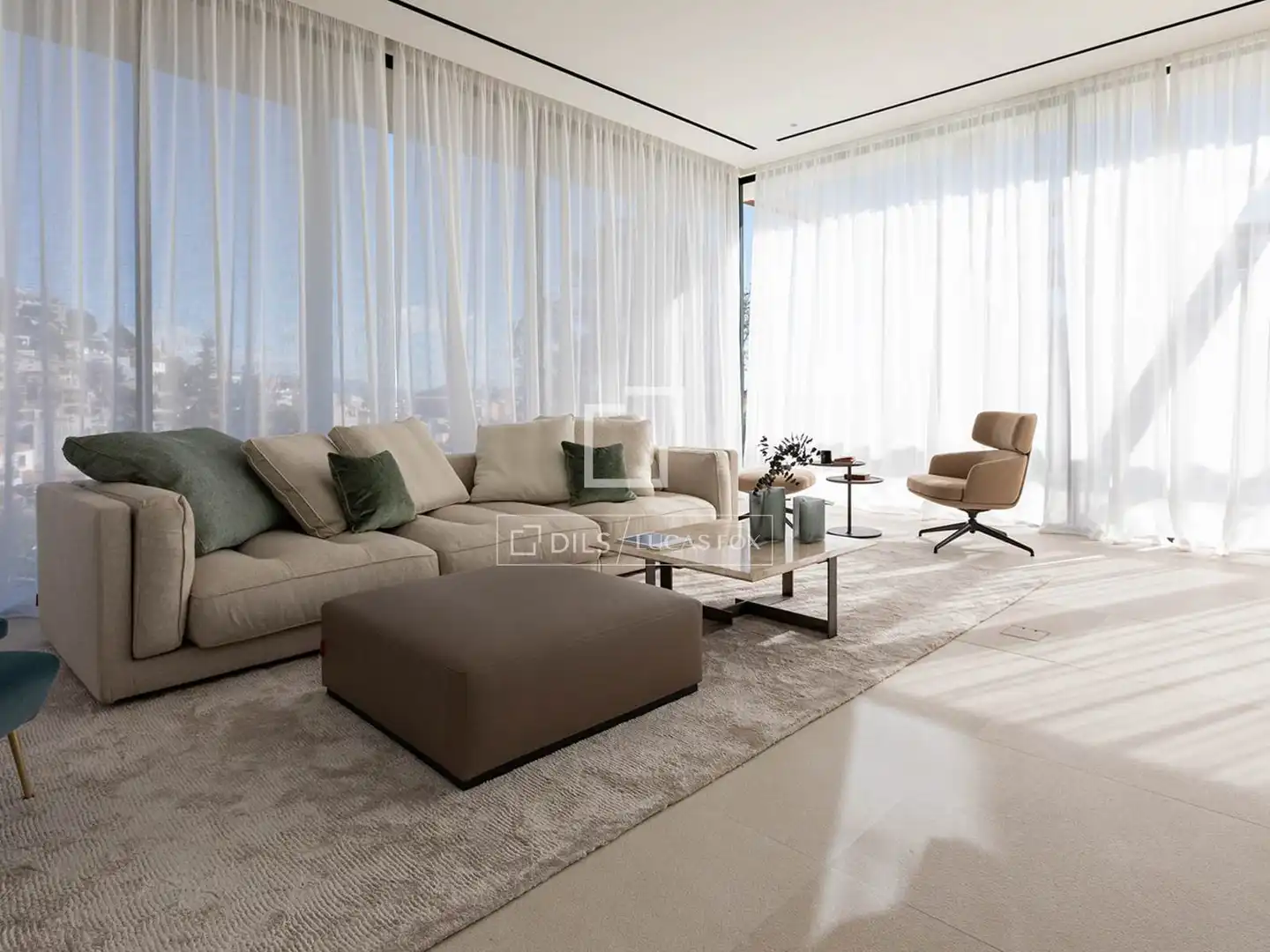 Living room of Houses for sale in Calvià  with Air Conditioner, Private garden and Terrace