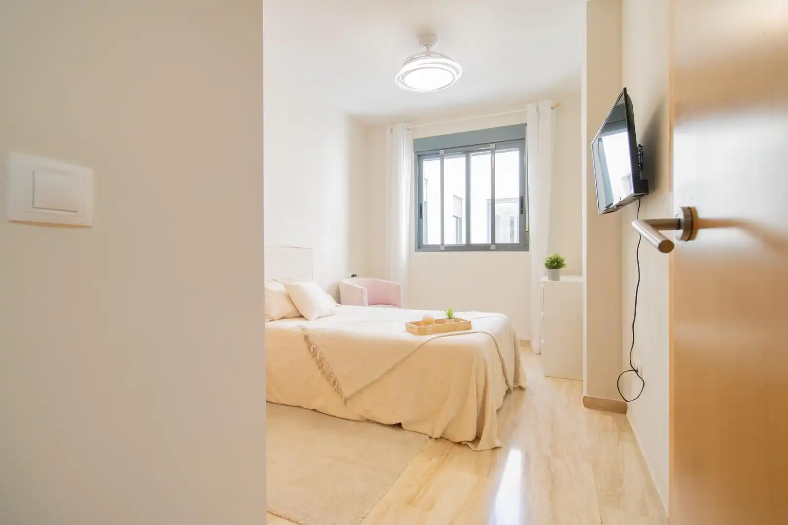 Schlafzimmer von Maisonette zum Verkauf in Massamagrell mit Klimaanlage, Terrasse und Abstellraum