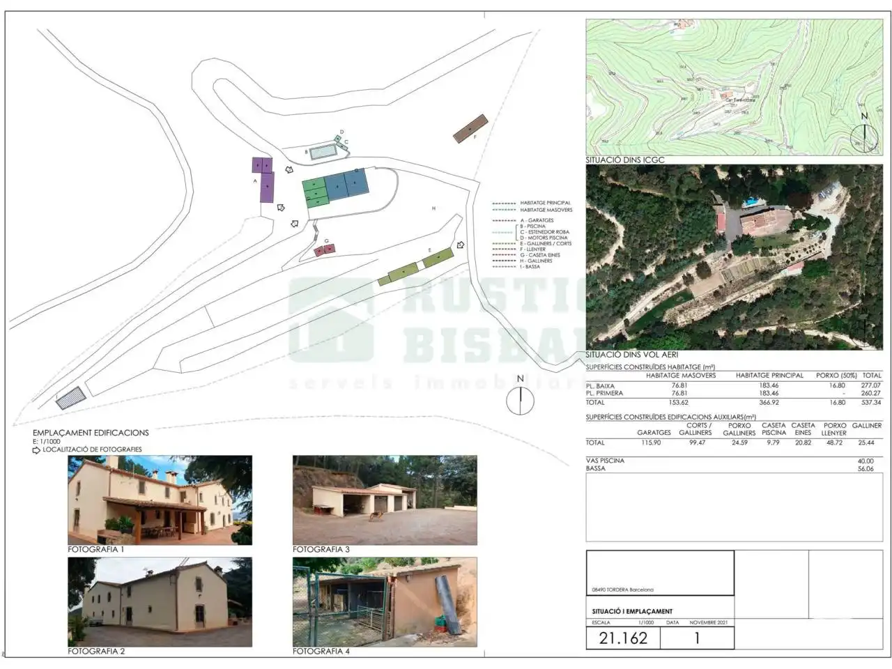 Finca rústica en venda en Tordera amb Calefacció i Piscina